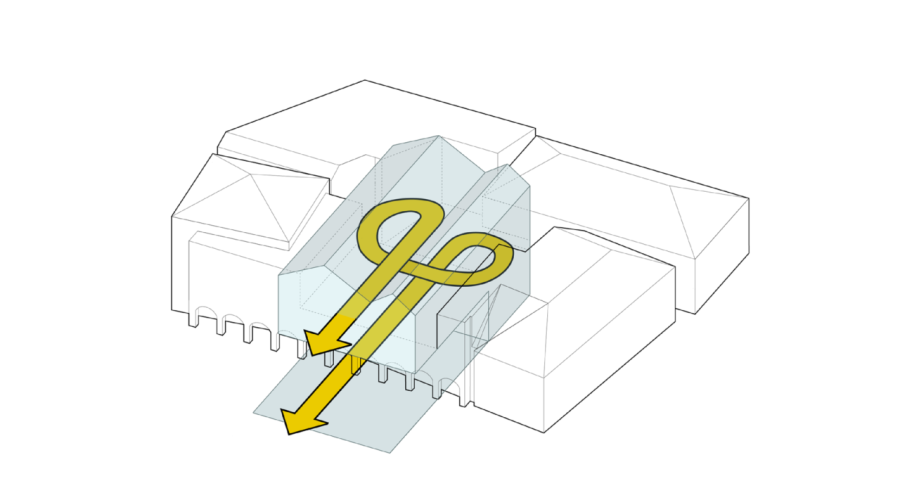 Illustratie nieuwbouw, connector