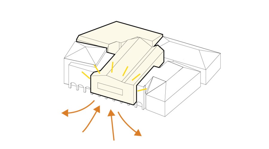 Illustratie nieuwbouw