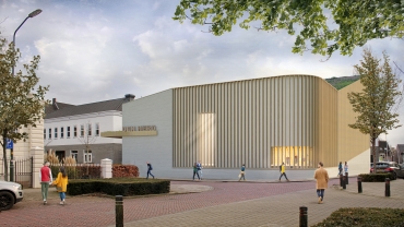 Grote zaal, achteraanzicht